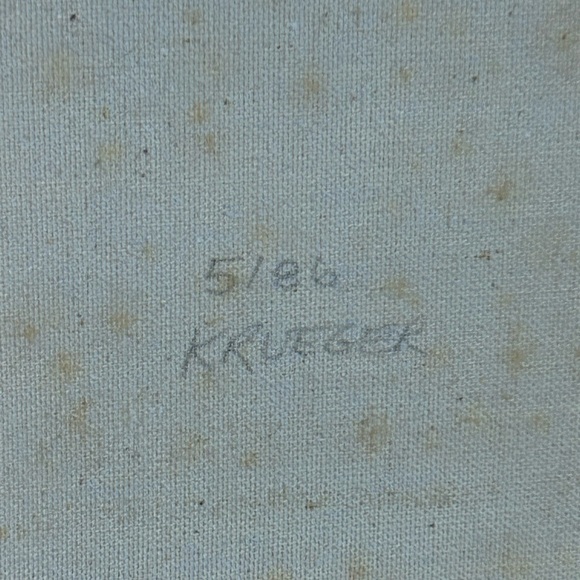 Large Still Life Oil on Canvas Painting of Pink Roses Signed by Robert Cox - Picture 8 of 8